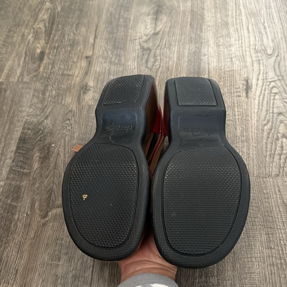 Dansko Red Leather Mules - Picture 6 of 8